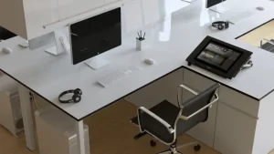 meja kantor karyawan